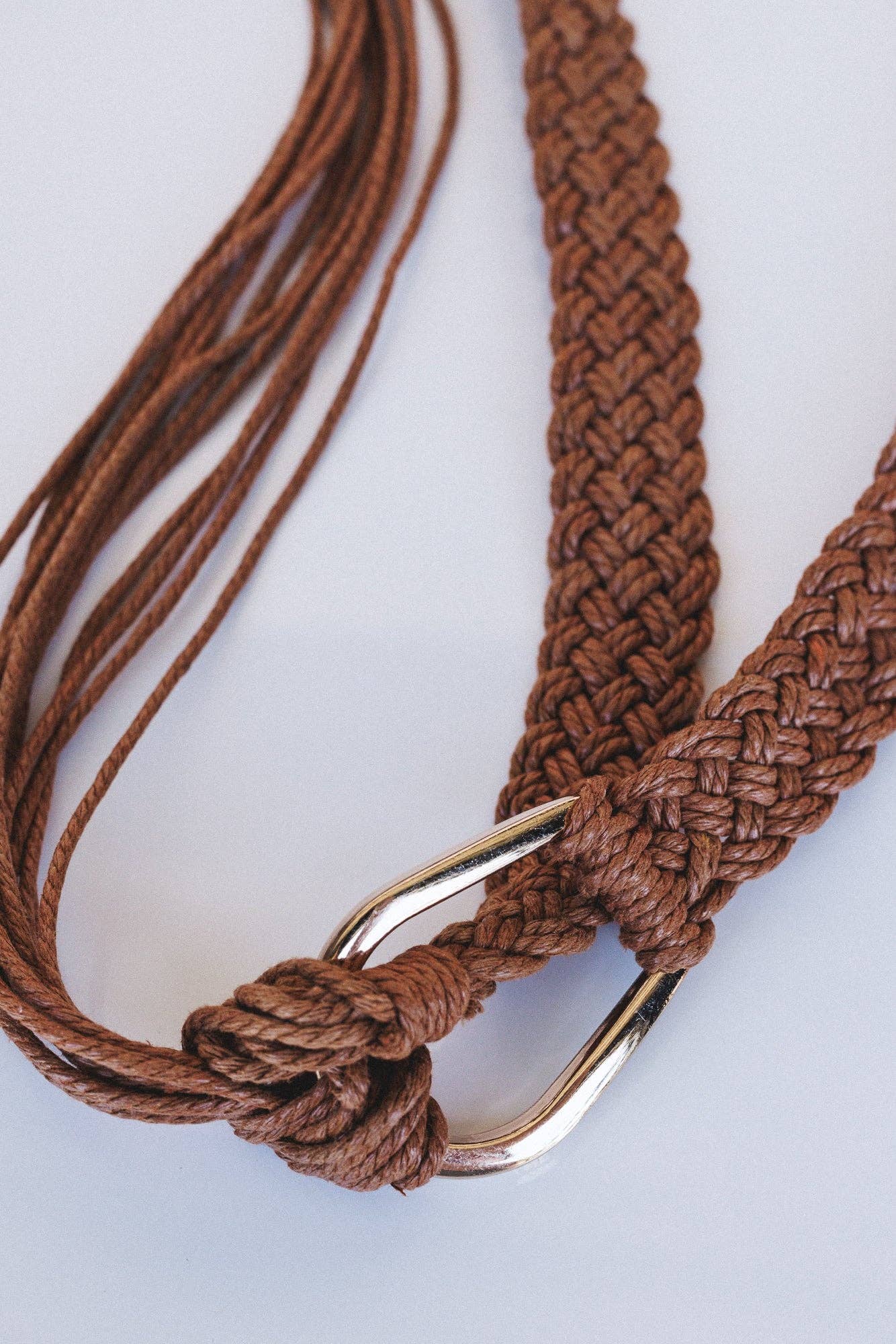 Wanderfree Braided Belt - Camel