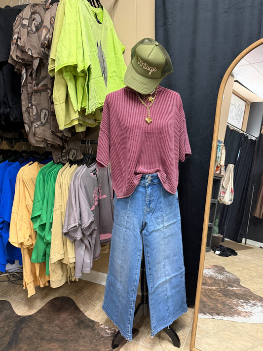 Dusty Rose Revival Sweater