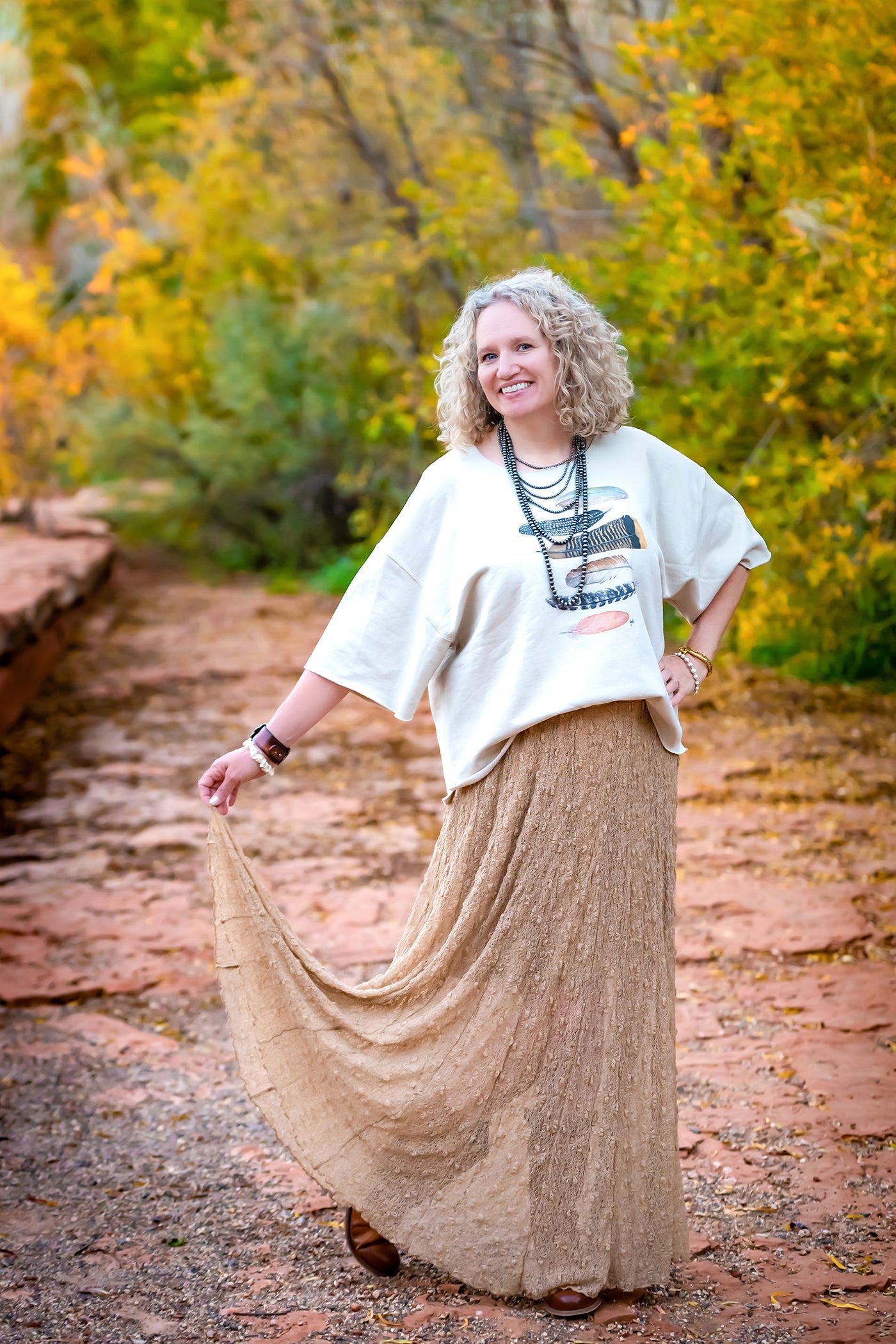 Willow Whisper Maxi Skirt