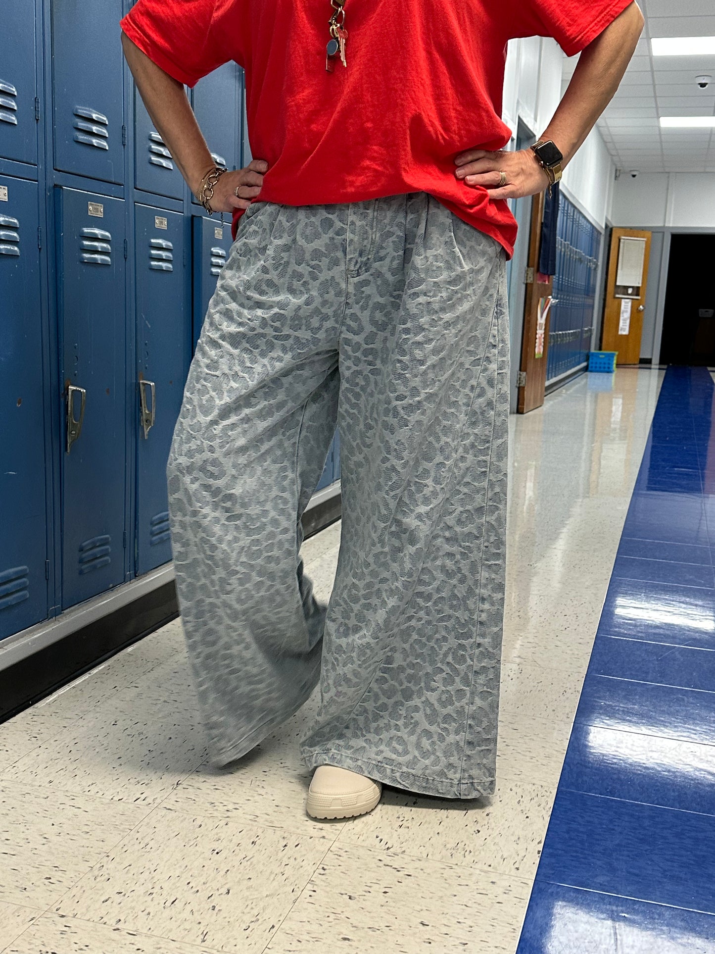 Sundown Leopard Denim