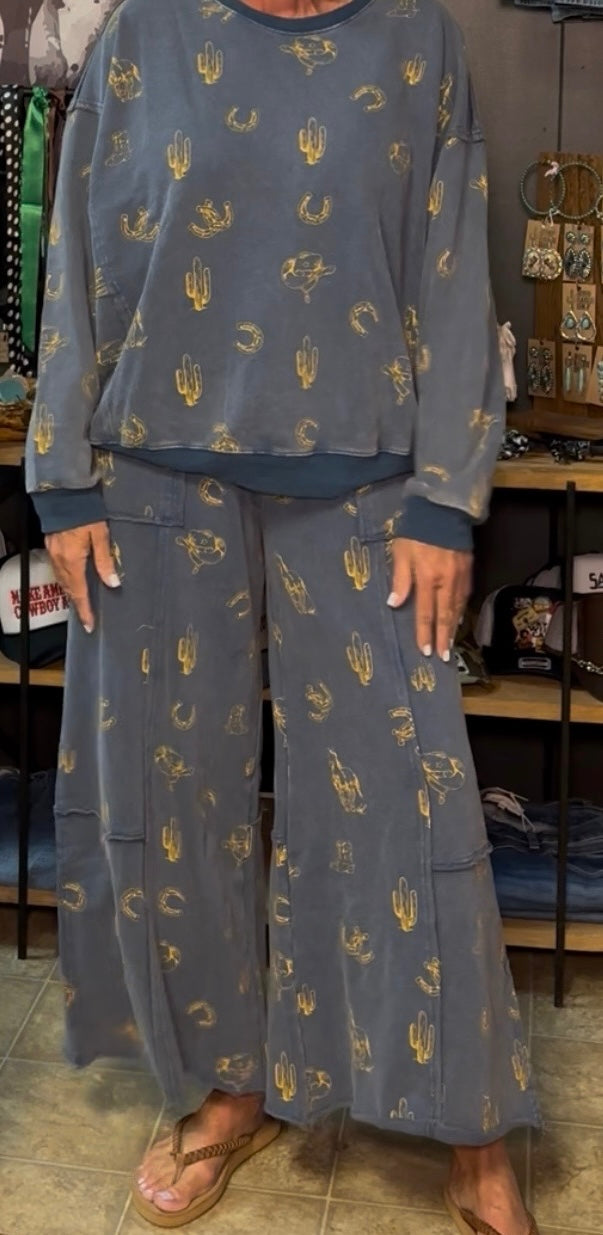 Cowgirl Comfort Wide Leg