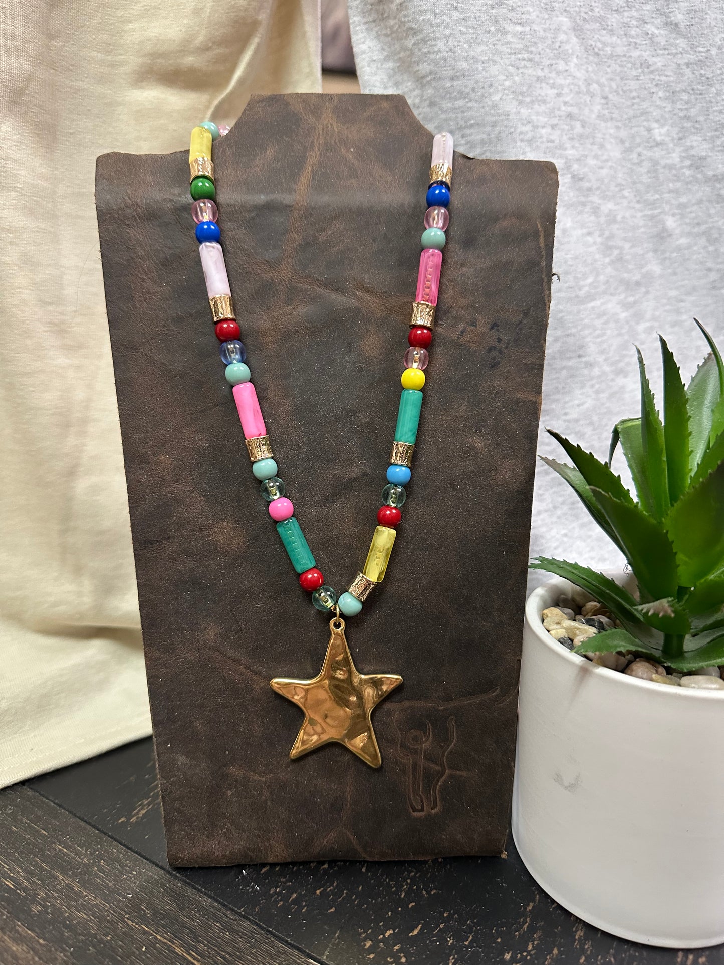 Summer Star Beaded Necklace