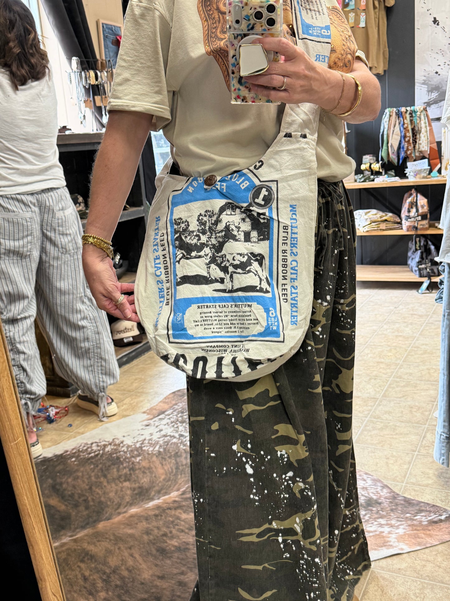 BLUE RIBBON FEED CROSSBODY BAG