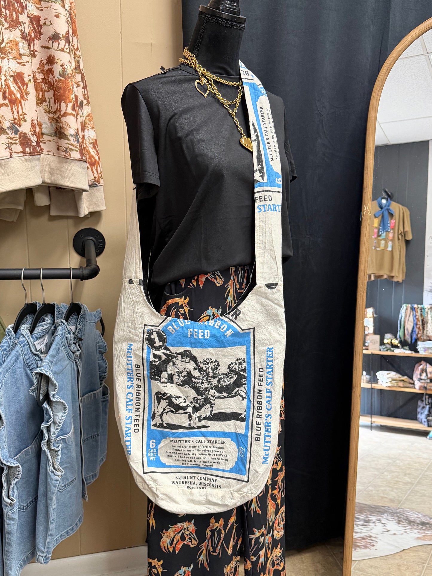 BLUE RIBBON FEED CROSSBODY BAG