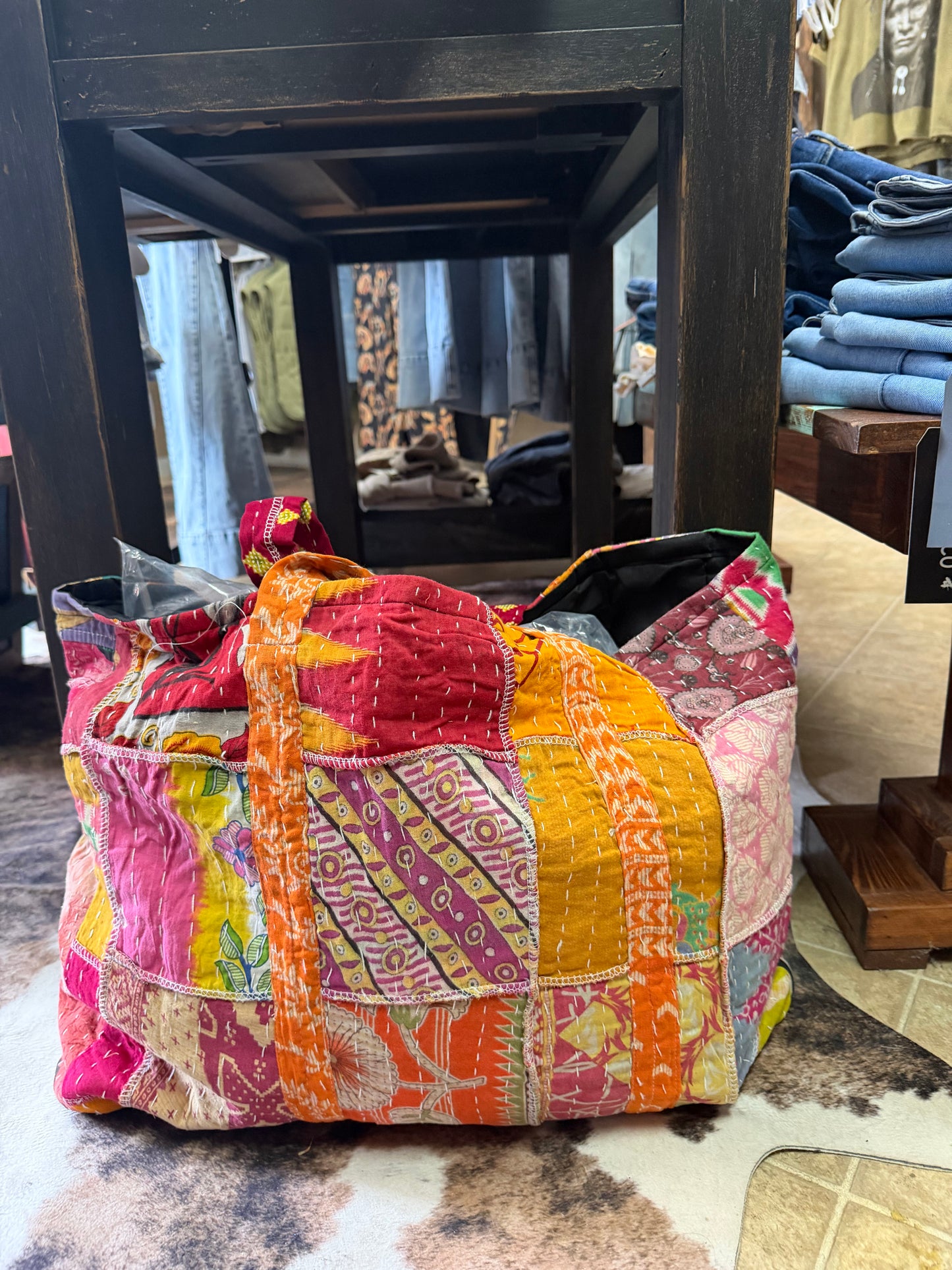 PATCHWORK HOBO BAG