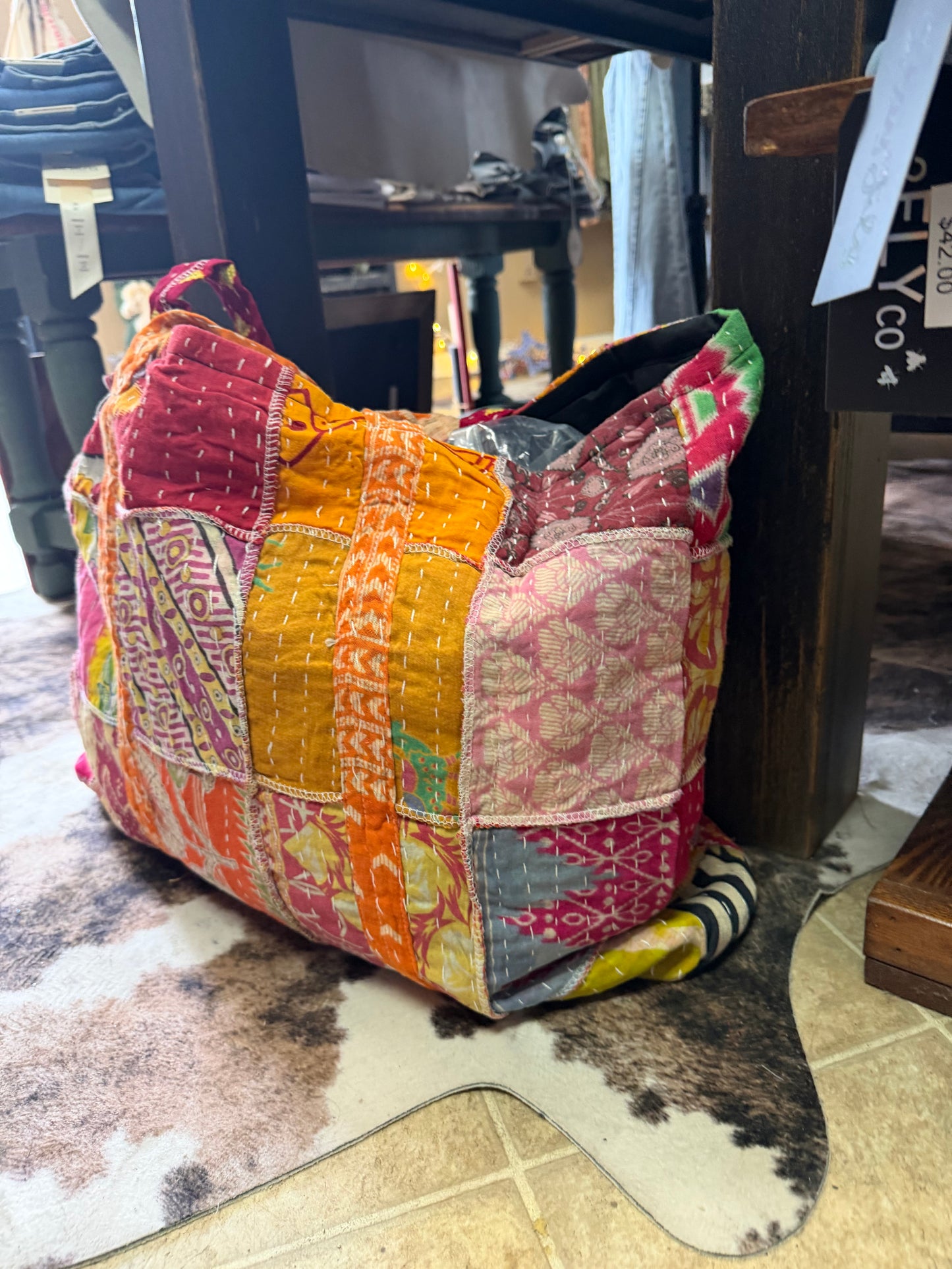 PATCHWORK HOBO BAG