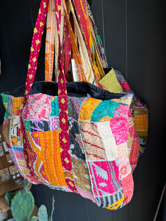 PATCHWORK HOBO BAG
