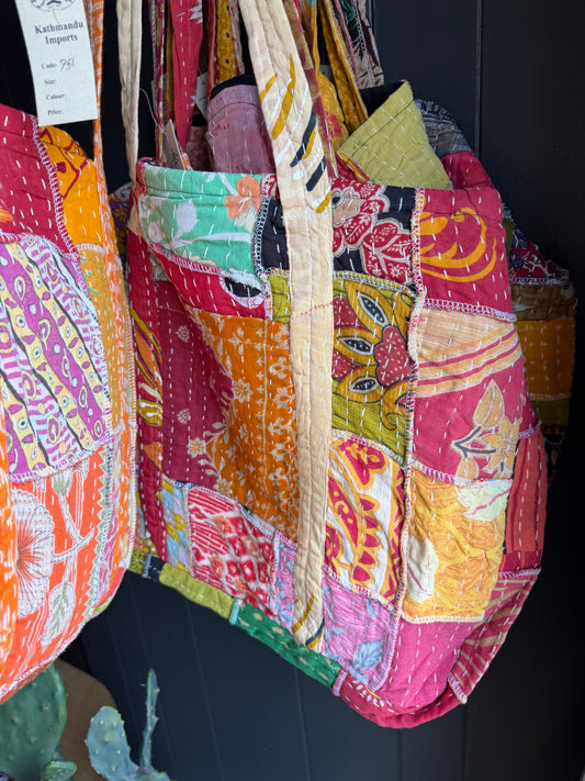 PATCHWORK HOBO BAG