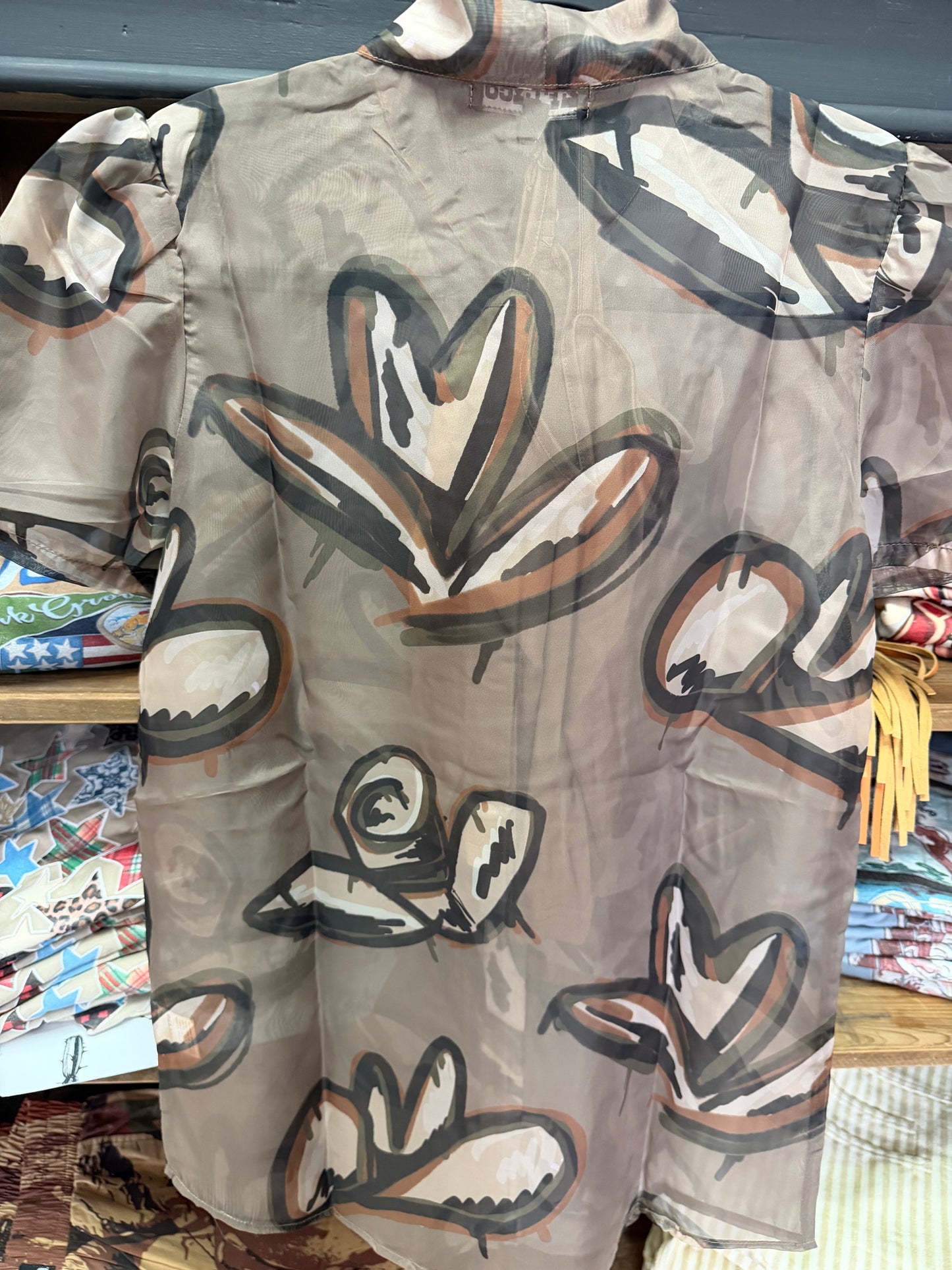 TEN GALLON DRIP BLOUSE