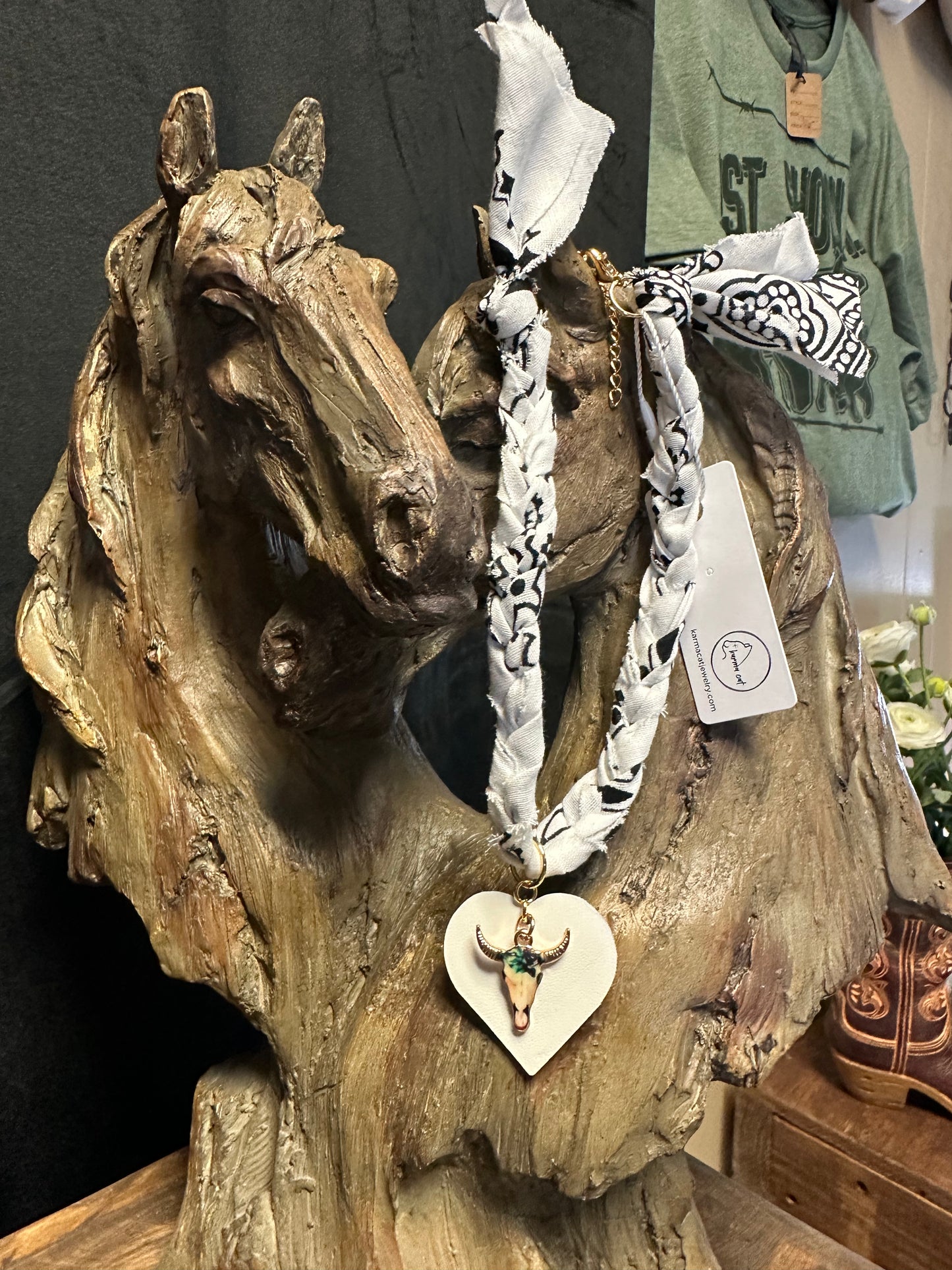Heart Bandana Necklace