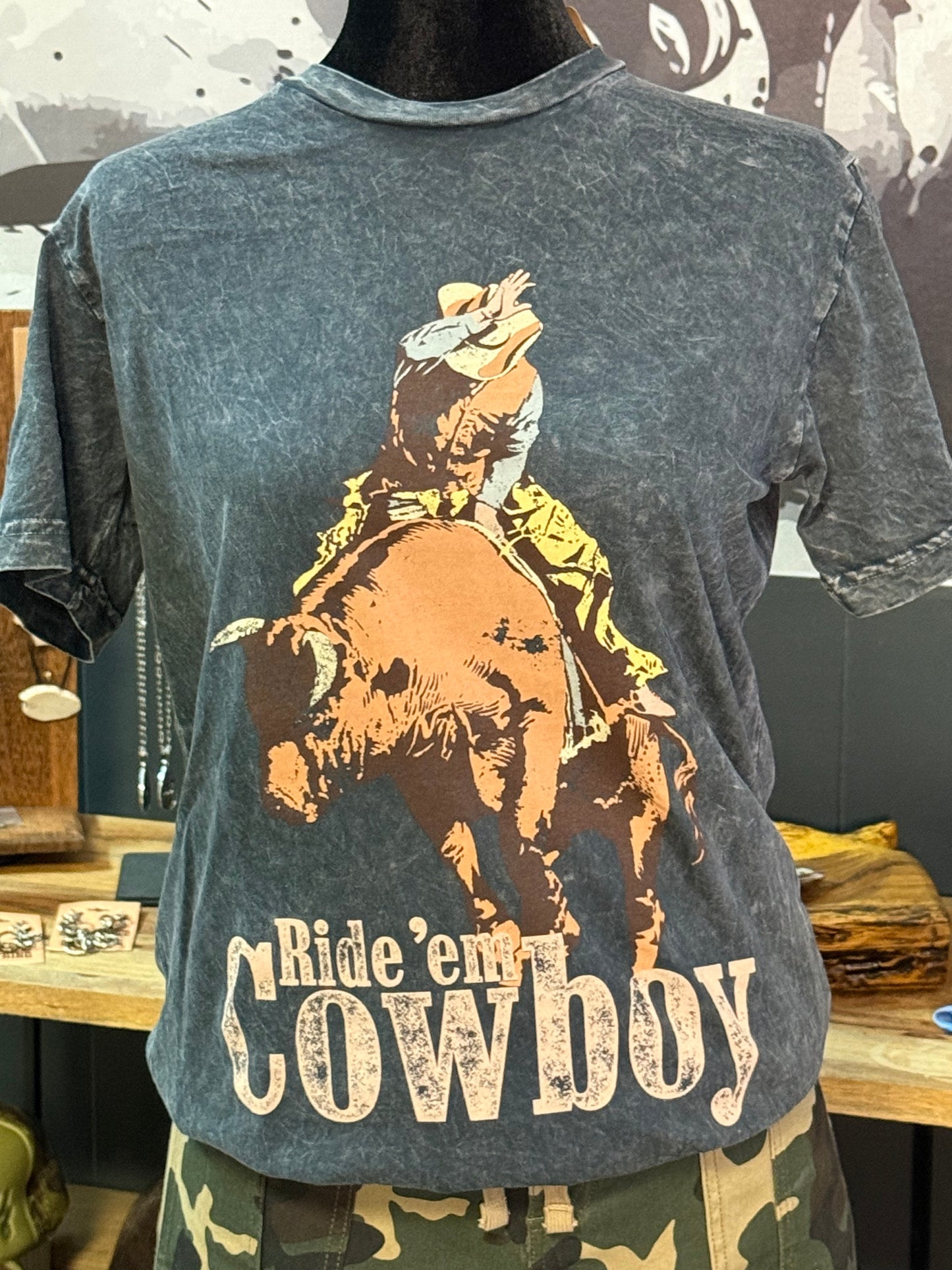 Ride Em Cowboy Graphic Top