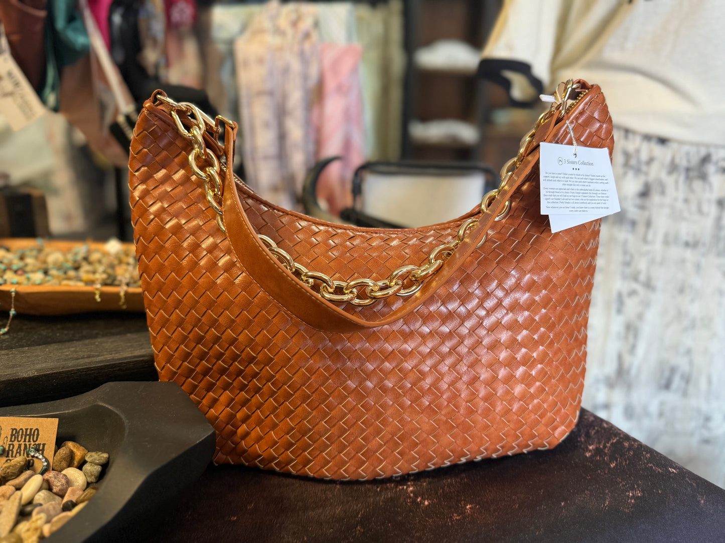 Sienna Slouchy Woven Shoulder Bag