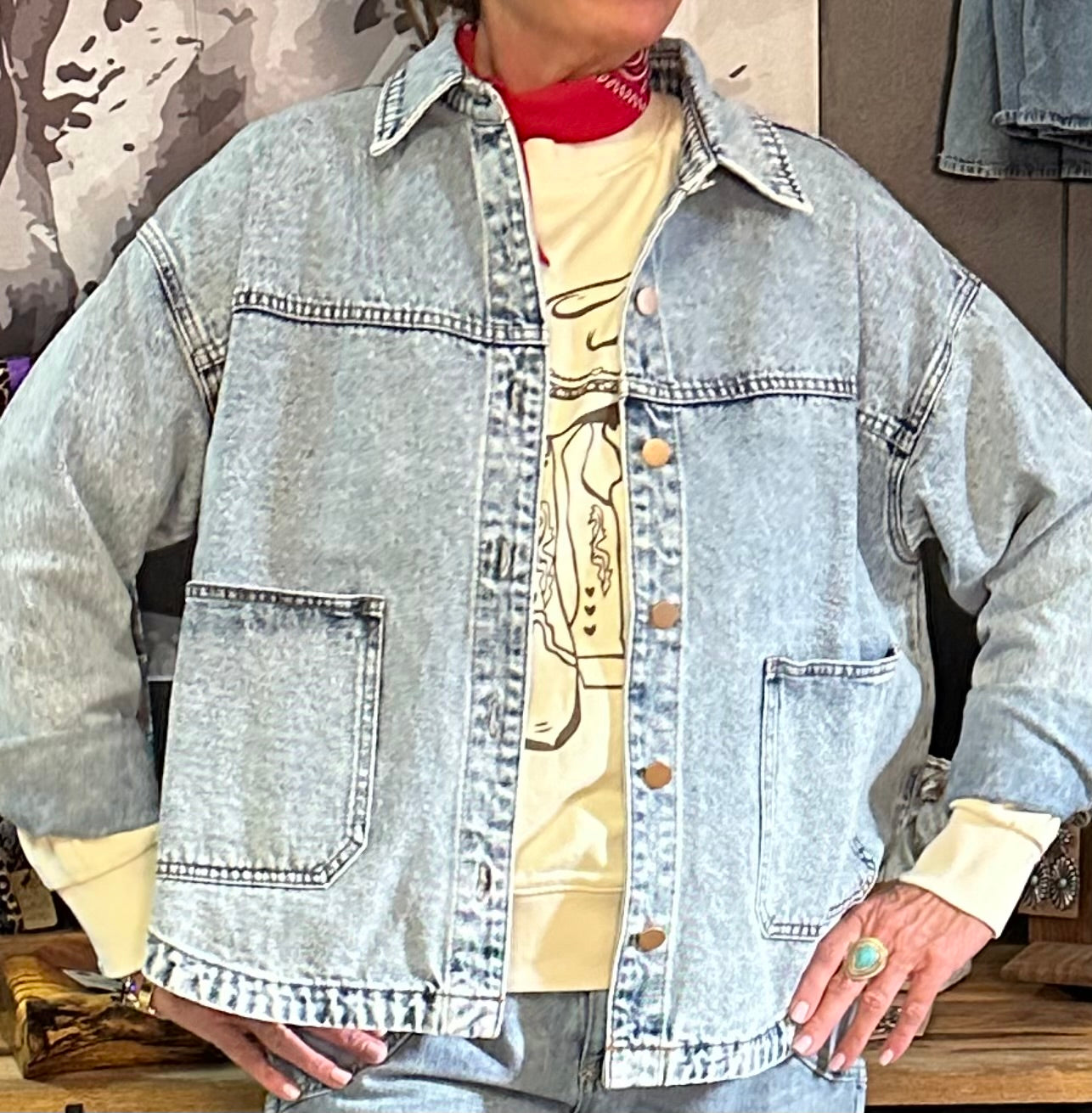 Cowgirl Canyon Denim Jacket