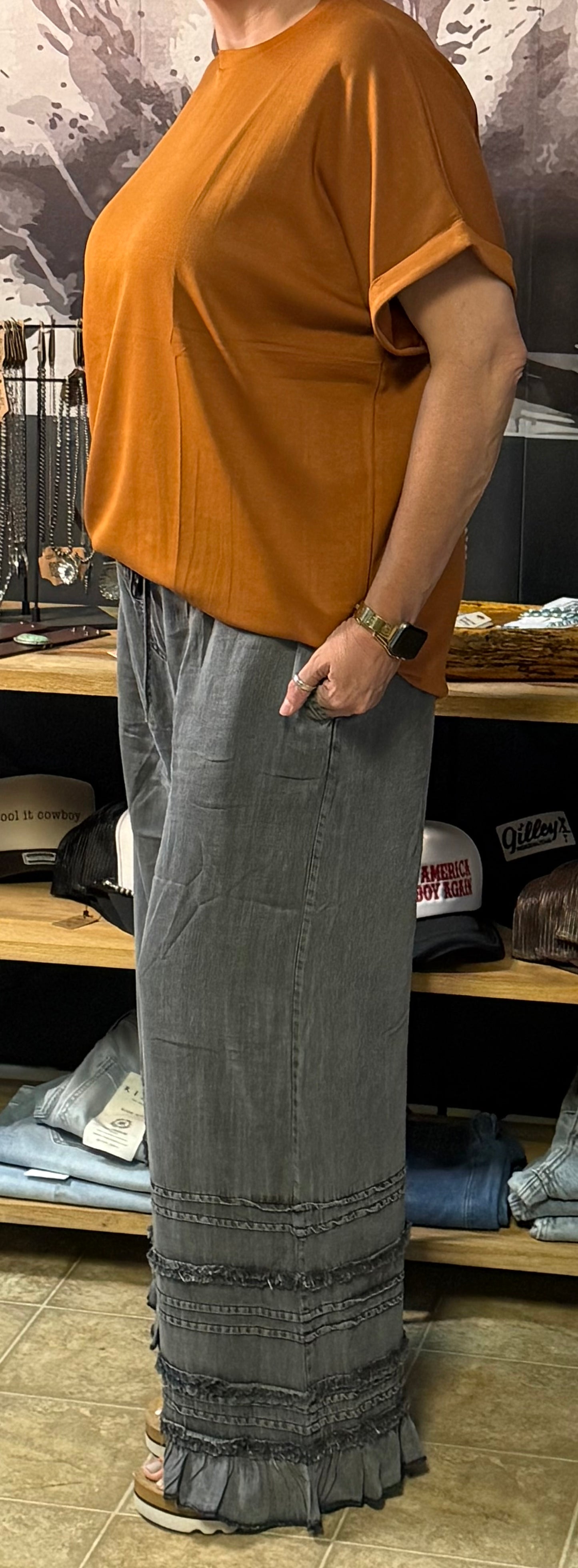 The Dakota Ruffle Pant