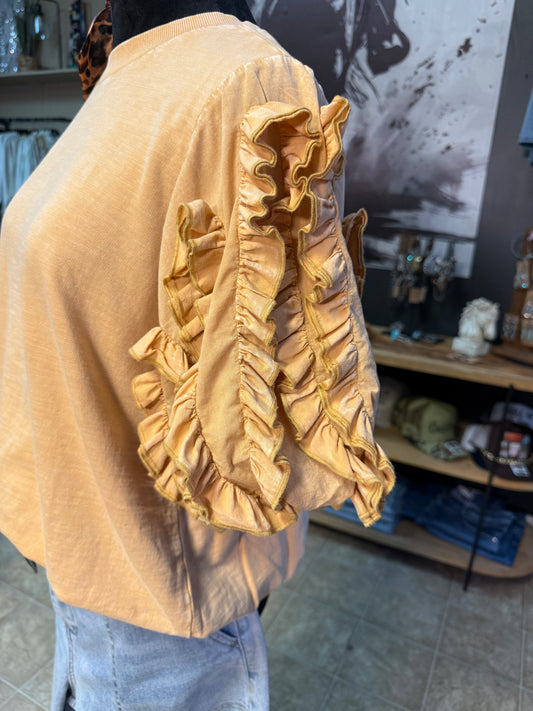 Cowgirl Gold Rush Top