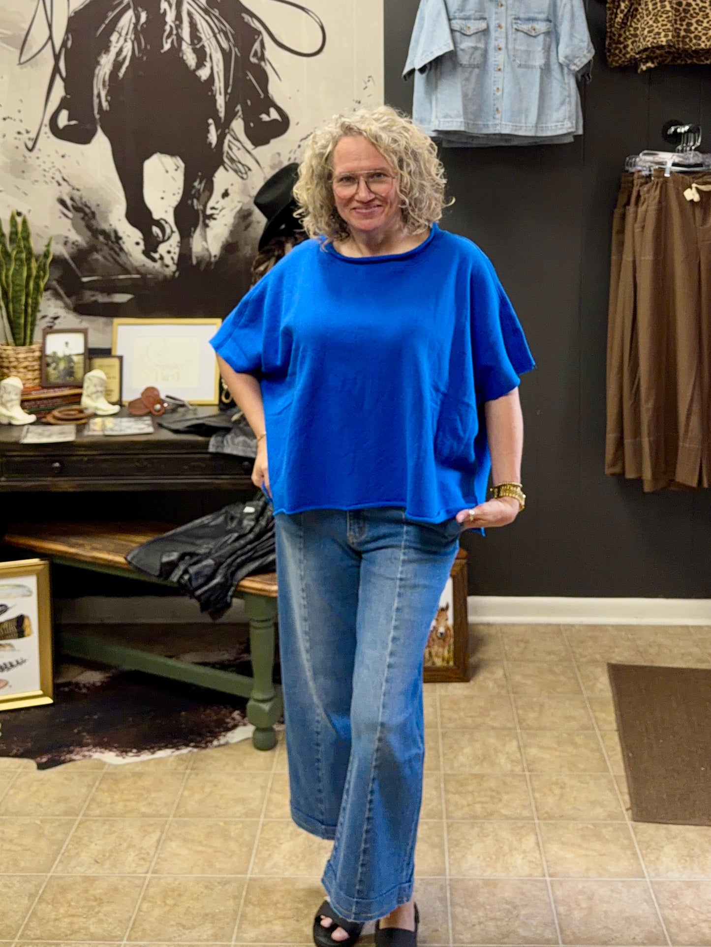 Malibu Vintage Dolman Top