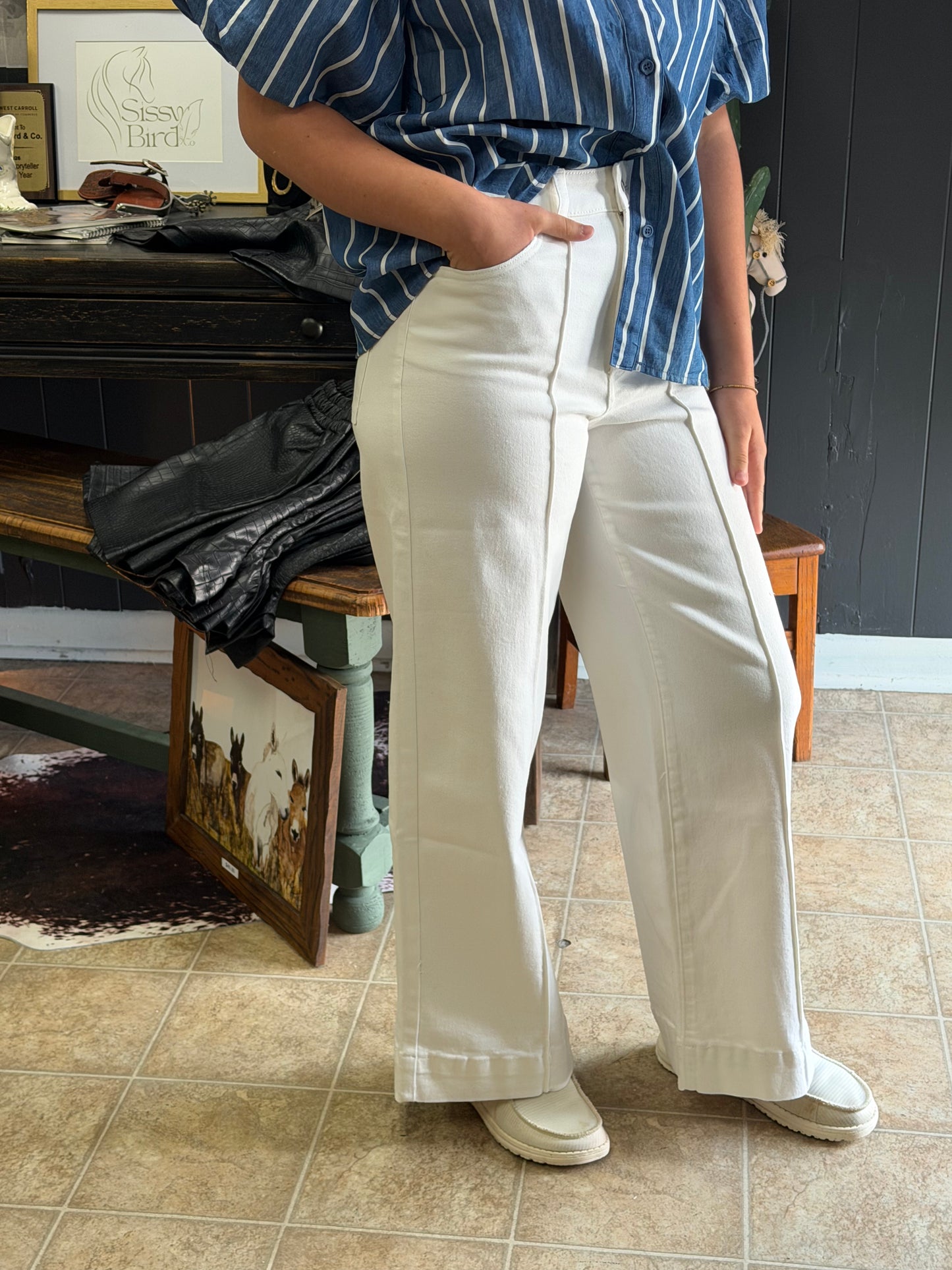 Blue Ribbon Belle Blouse
