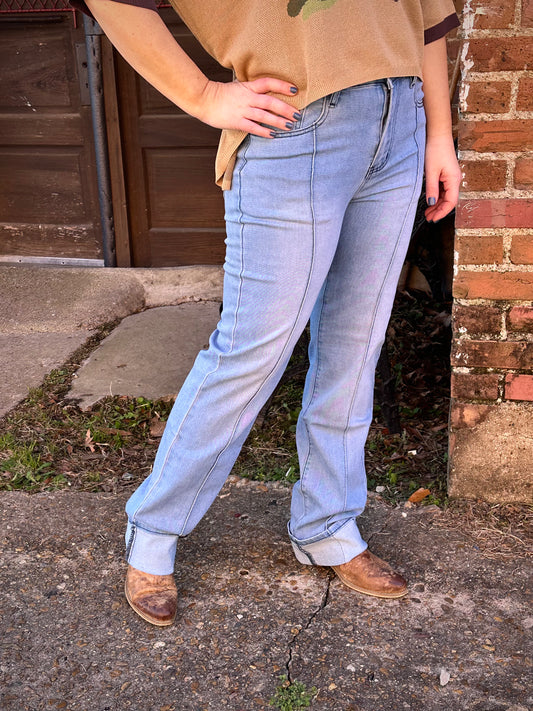 Line Drive Jeans | Lightwash