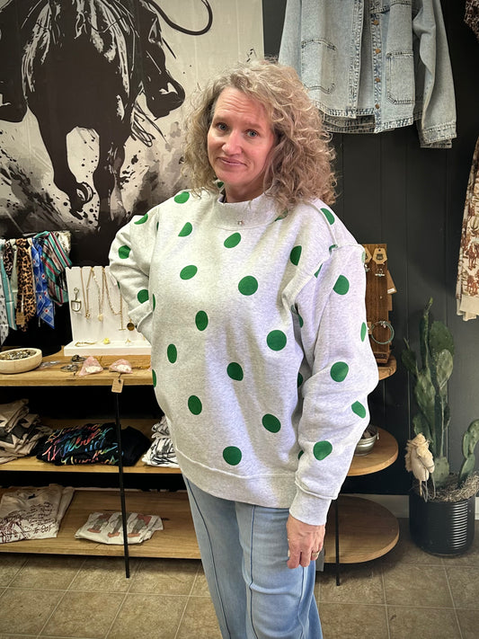 Lucky 2-Sided Mock Sweatshirt