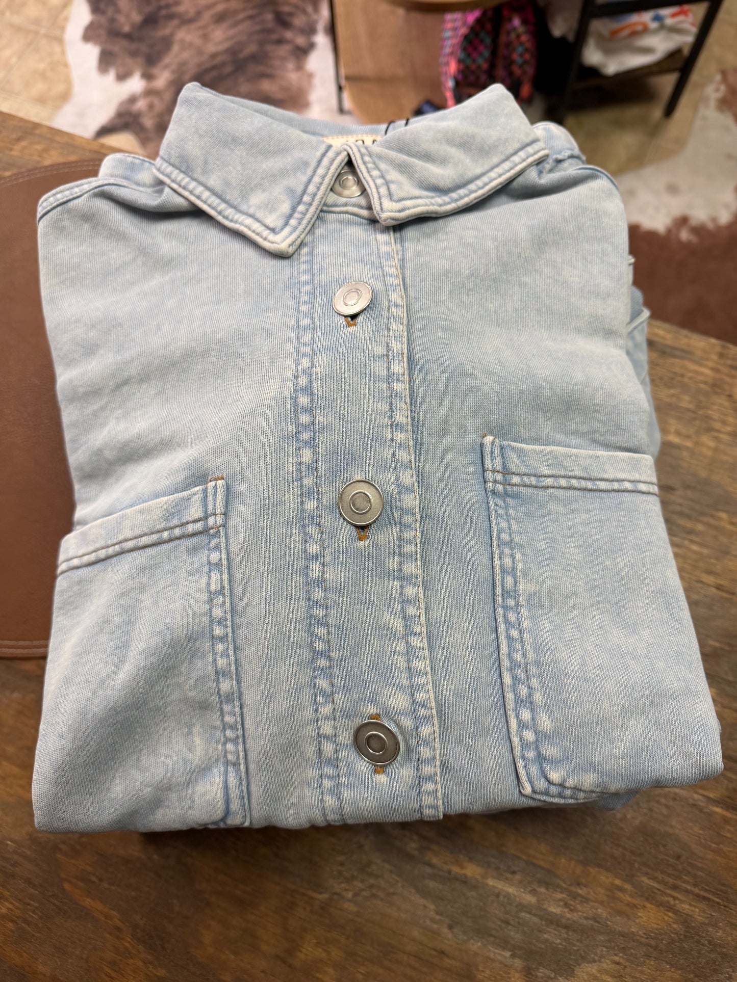 Simply Washed Shacket