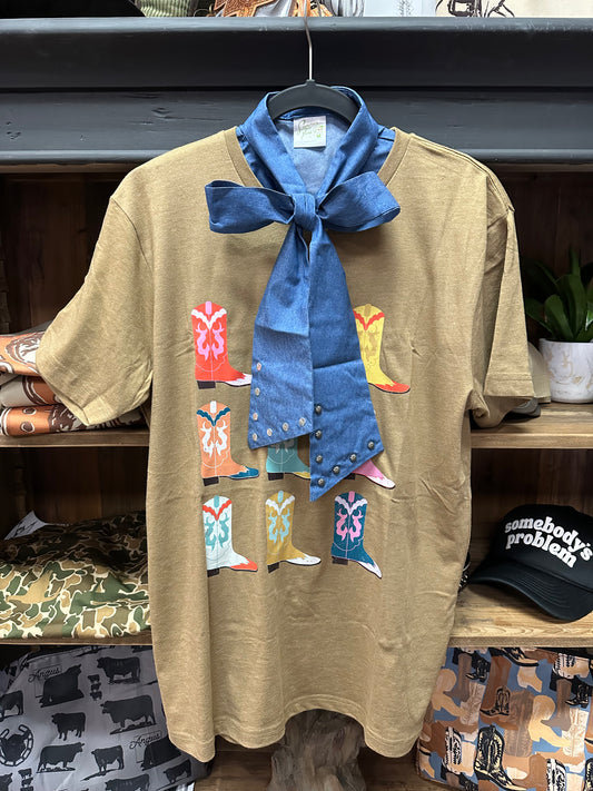 9 WESTERN BOOTS TEE