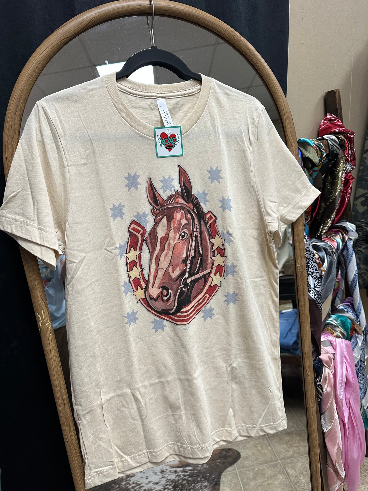 Stars & Saddle Tee