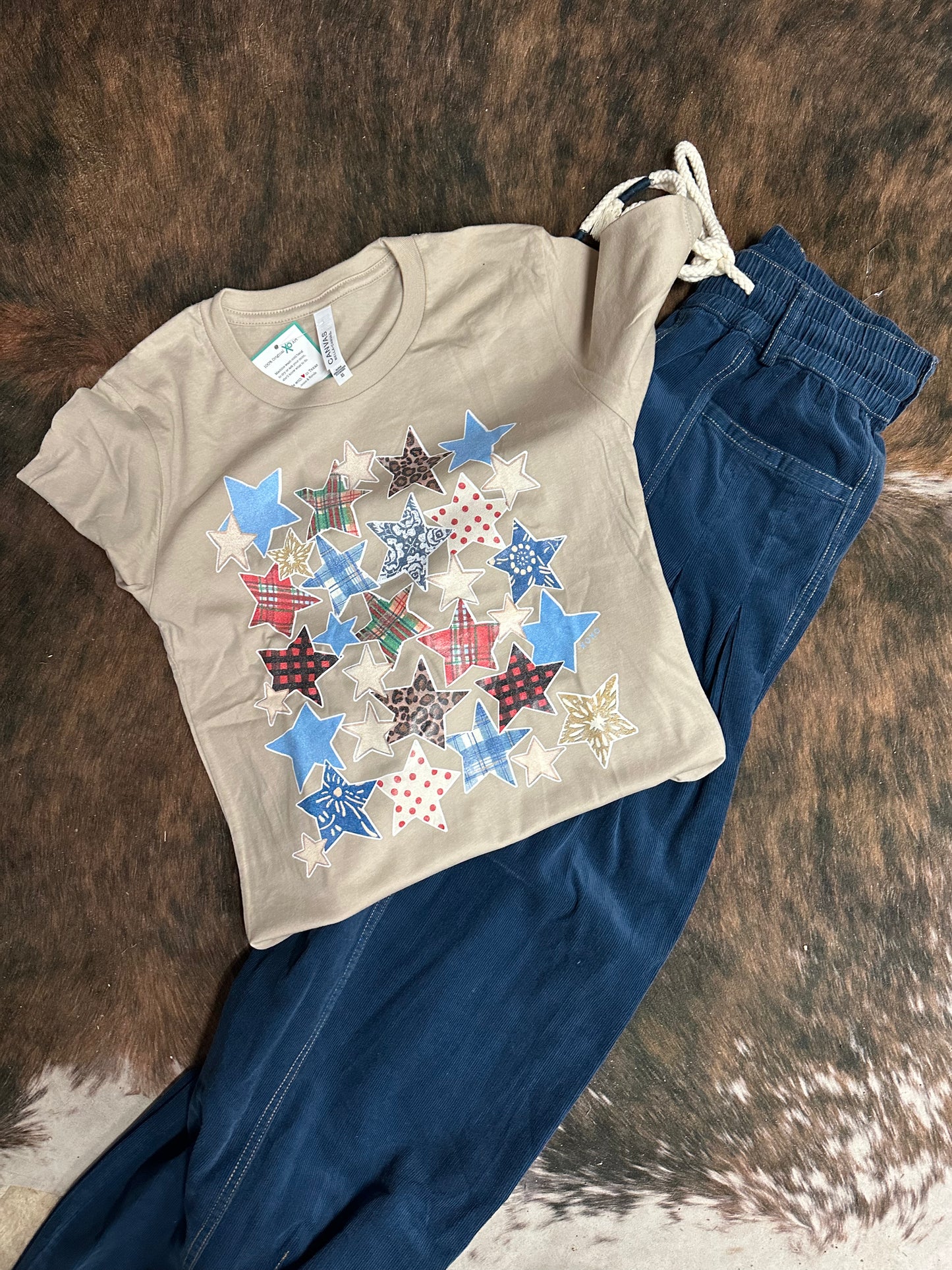 Patchwork Stars Tee