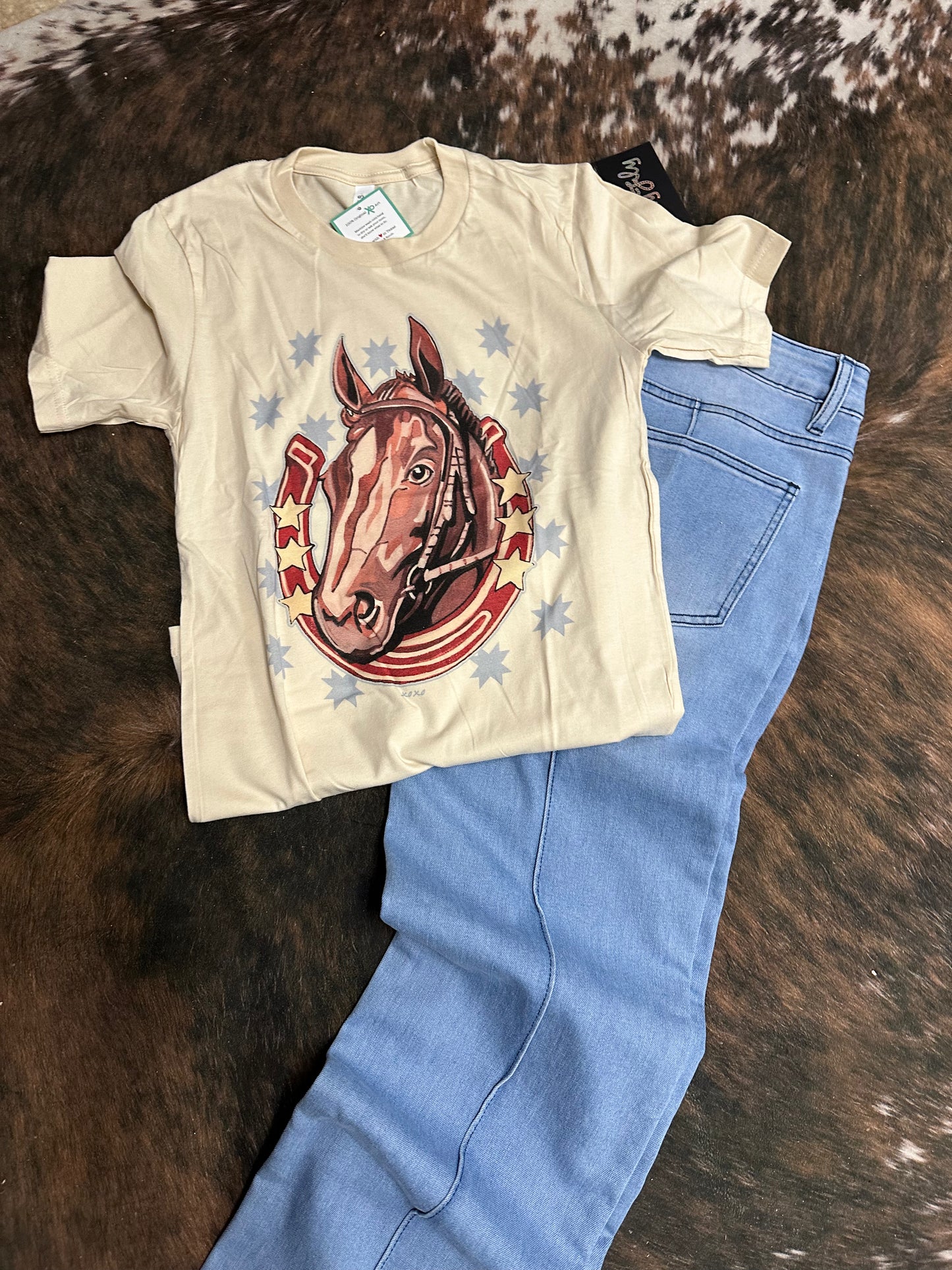 Stars & Saddle Tee