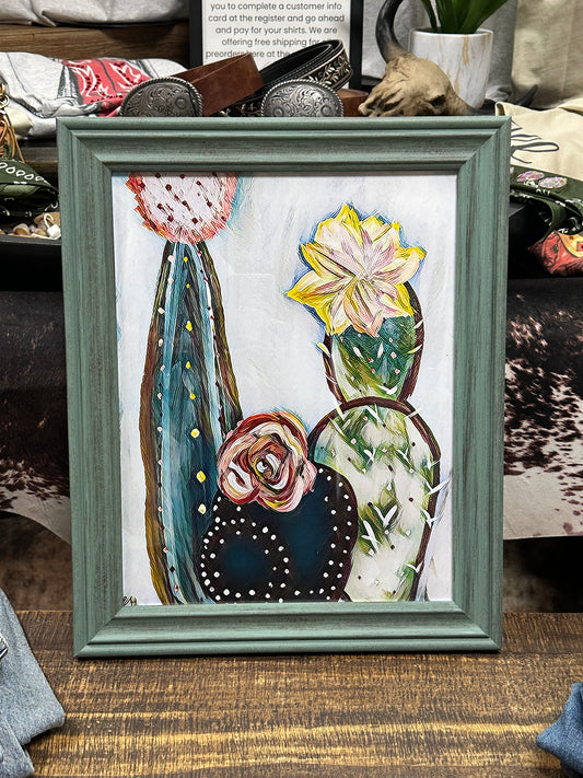 11x14 Framed Prints - Lily Bob Cactus