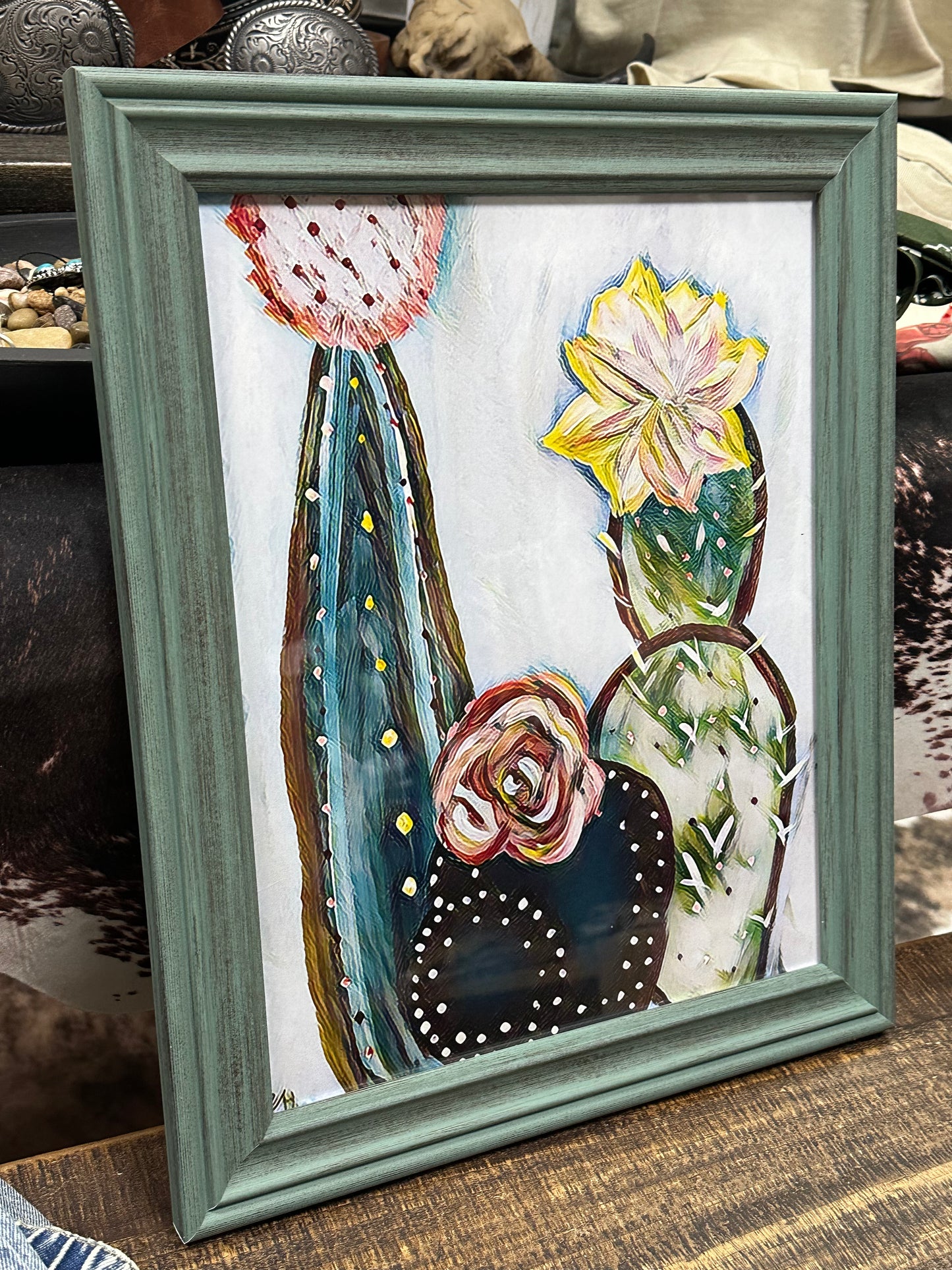 11x14 Framed Prints - Lily Bob Cactus