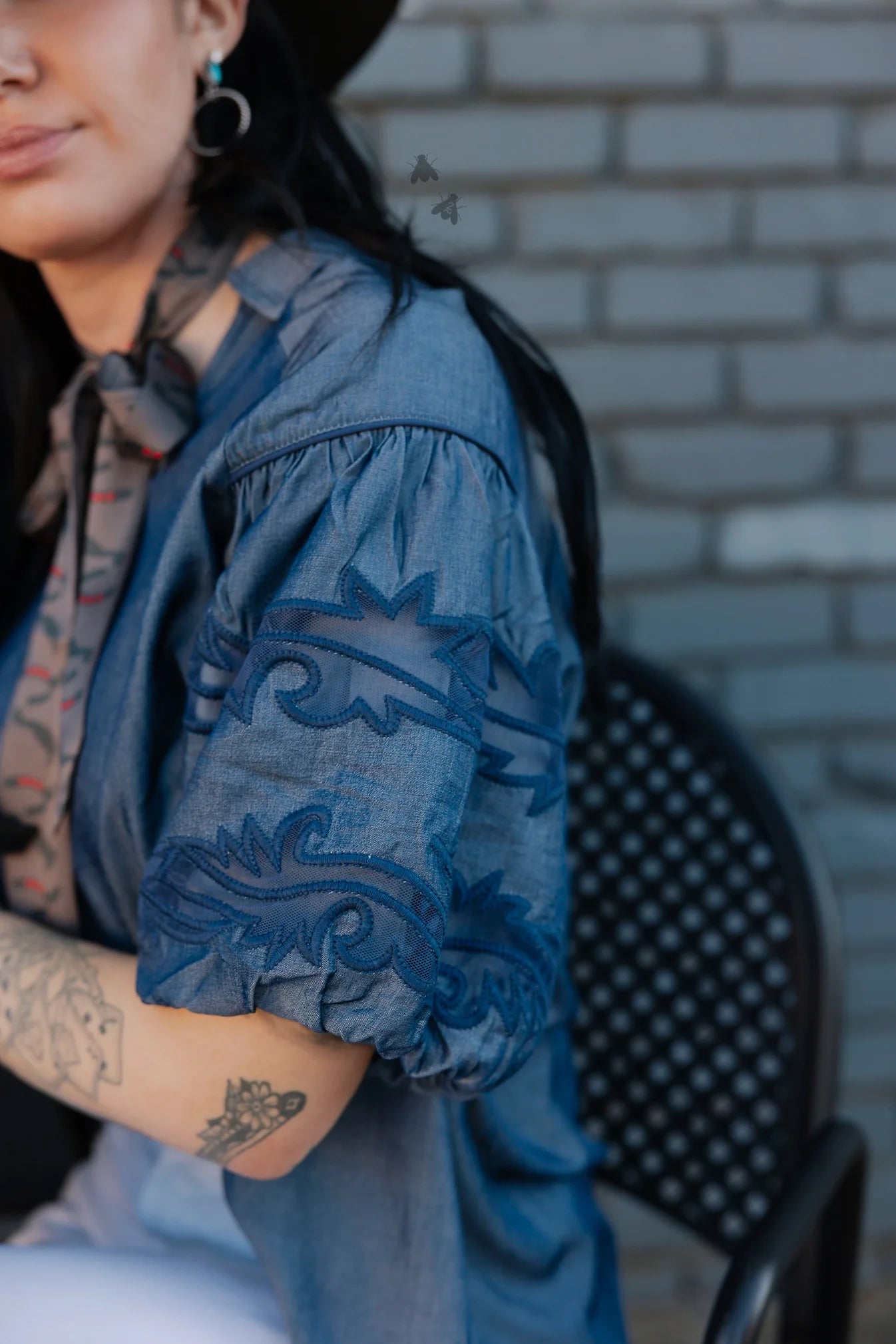 Sweetwater Stitch-Denim and Chocolate