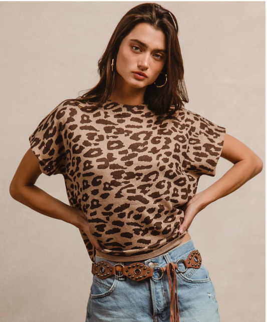 Wild Whisper Knit Top