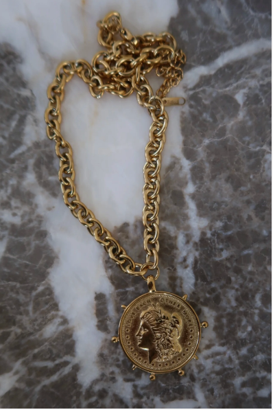 GOLD COIN NECKLACE