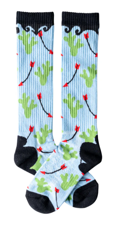 Cowboy Compass Performance Boot Socks