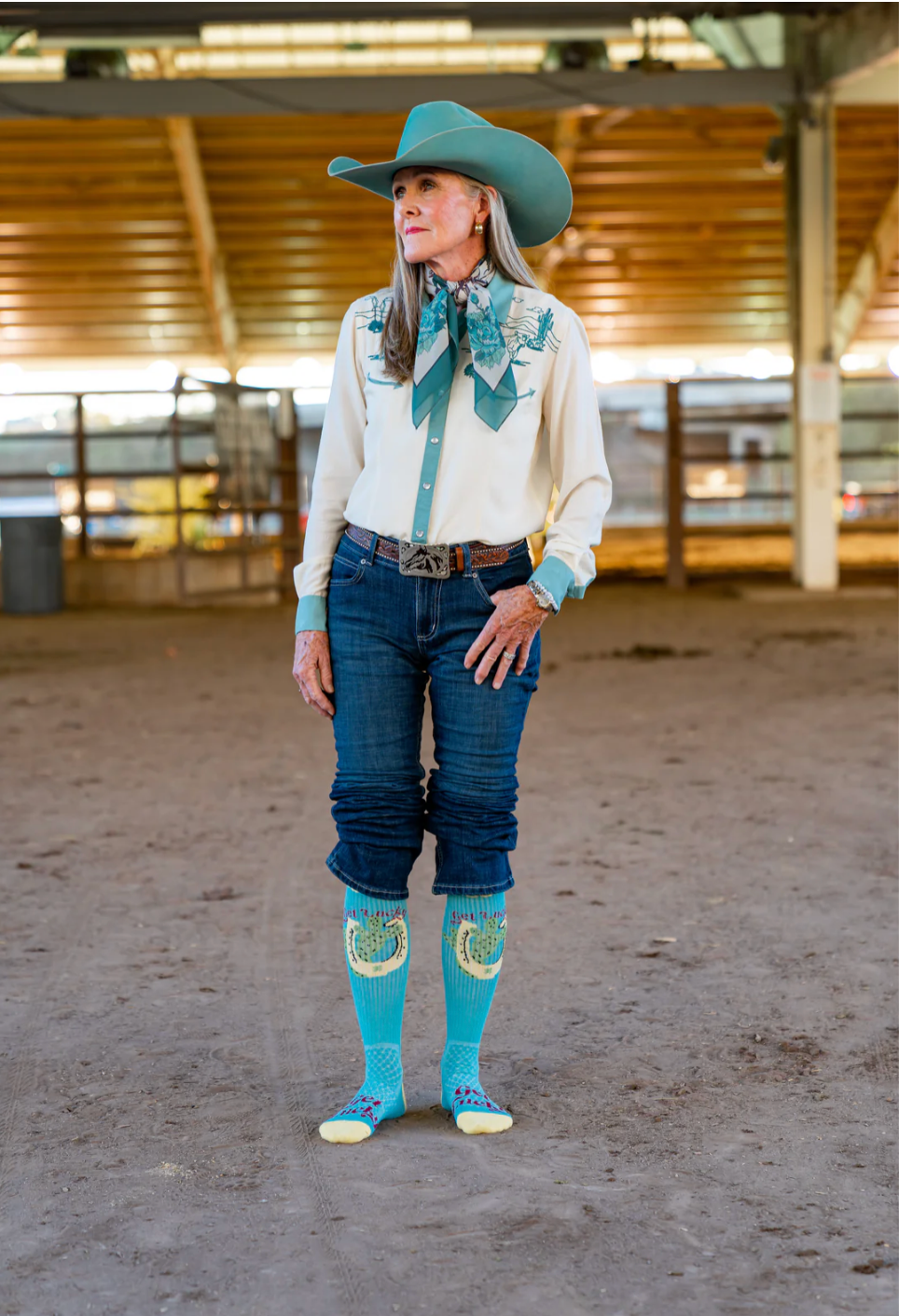 Get Lucky Aqua Performance Boot Socks