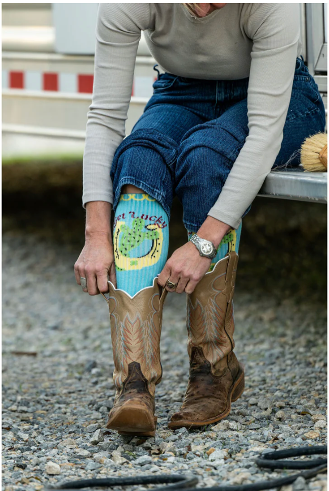 Get Lucky Aqua Performance Boot Socks