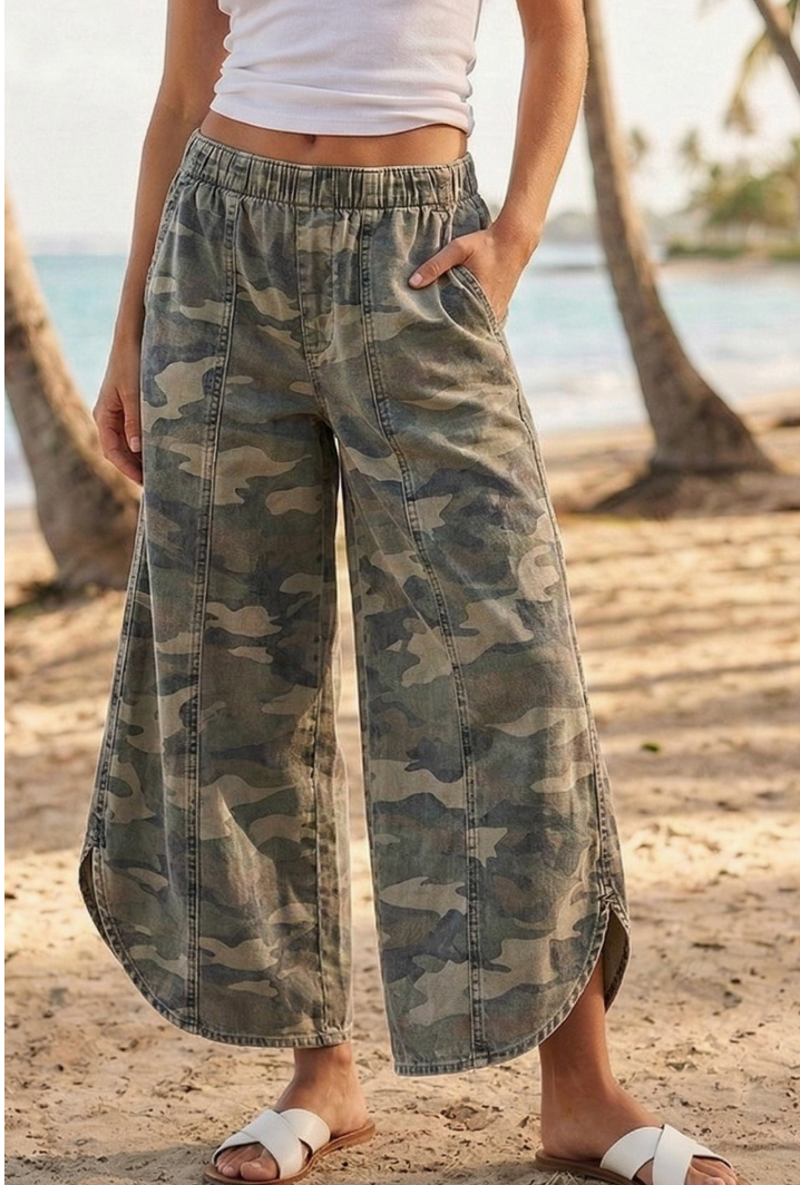 Camo Tulip Pants