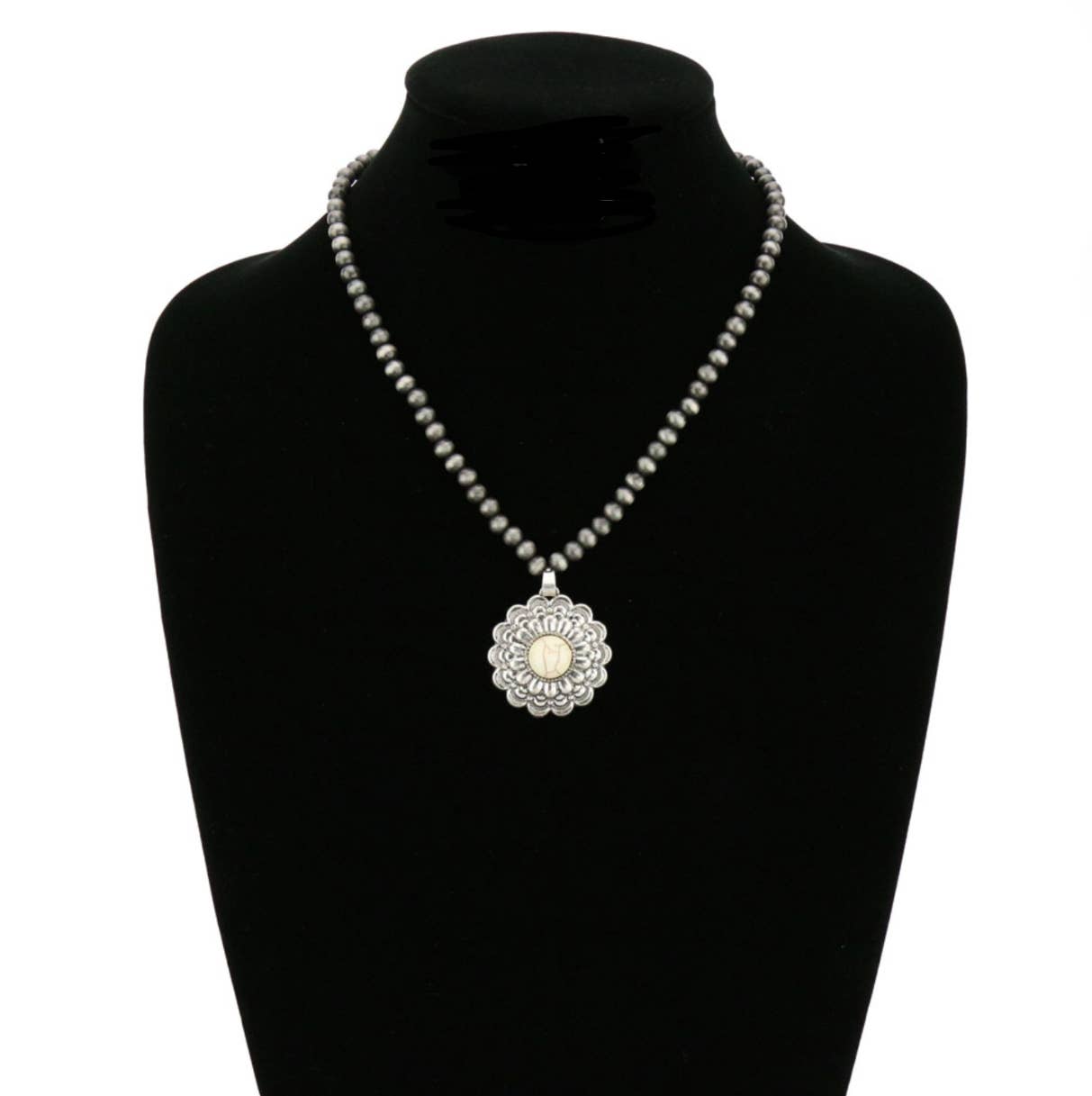 Western Navajo Style Concho Necklace