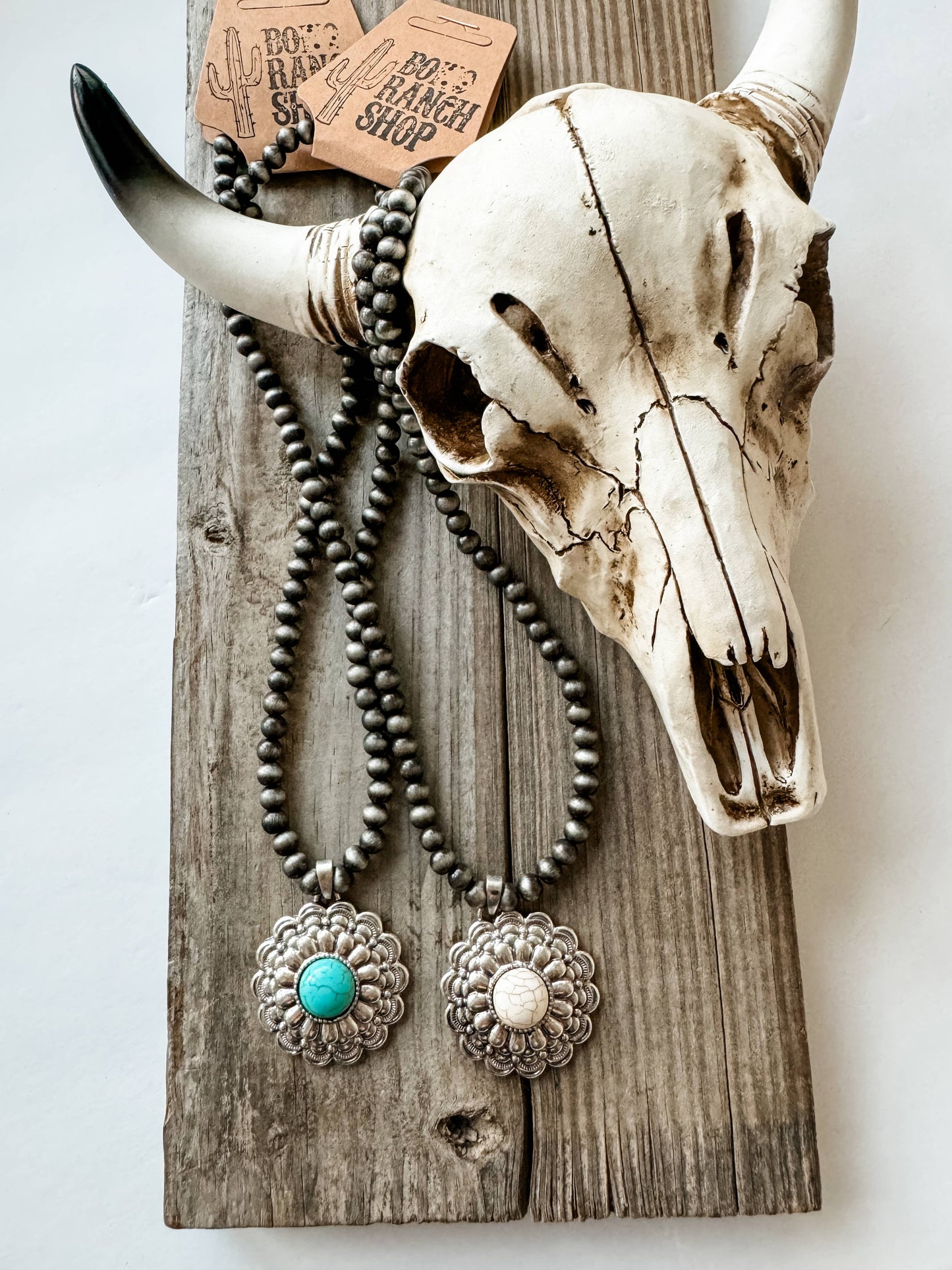 Western Navajo Style Concho Necklace