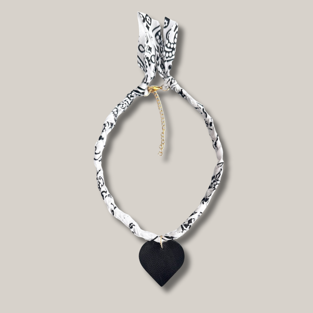 Heart Bandana Necklace