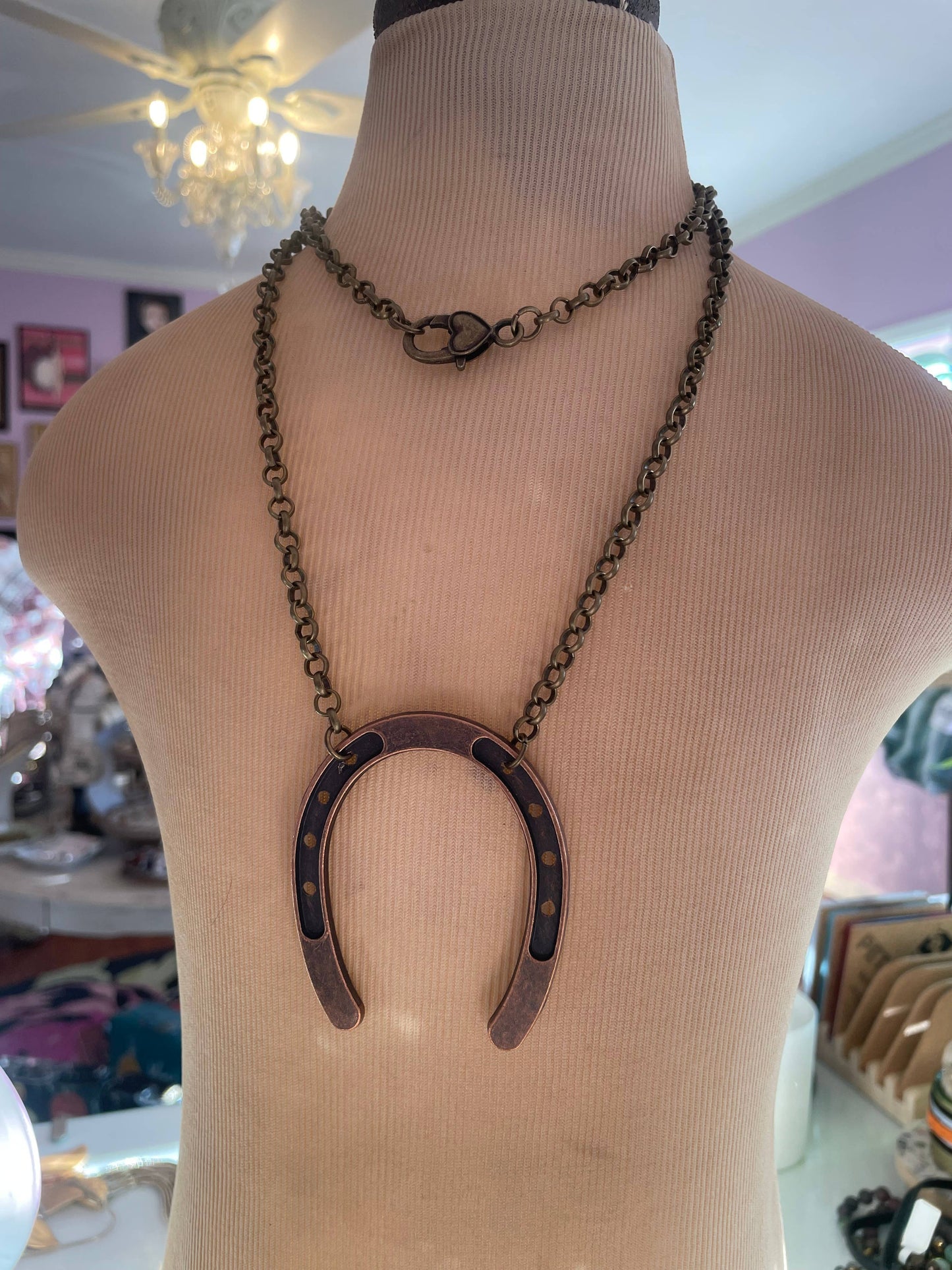 Large Horseshoe Necklace