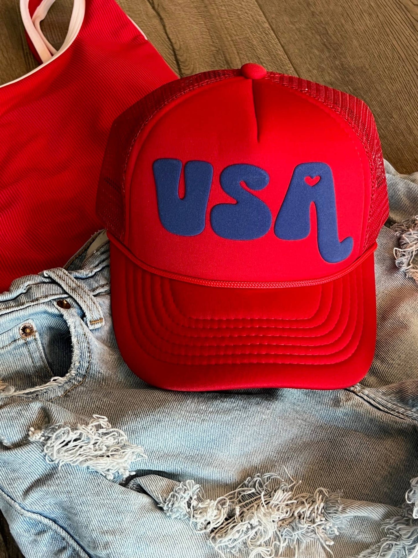USA 4th of July Trucker Hat