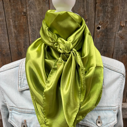 35X35" Solid Light Green Wild Rag / Scarf WRS22