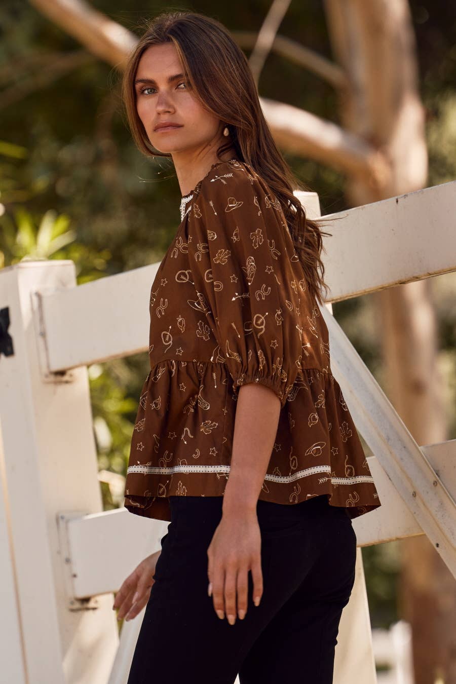 Western Whimsy Blouse
