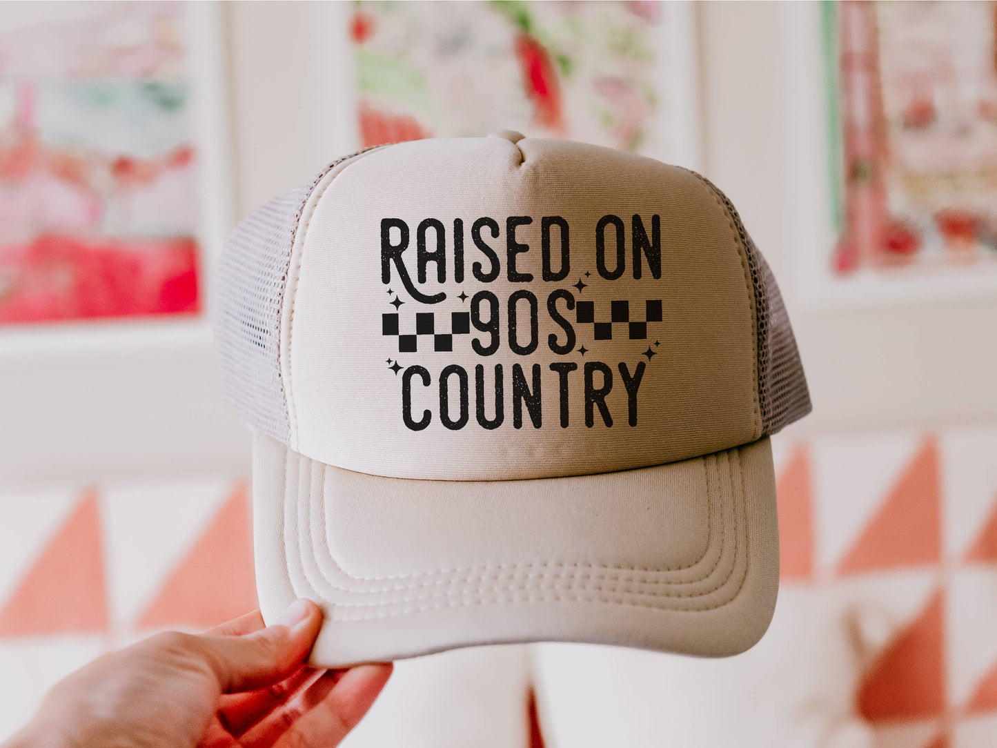 Raised on 90's Country Trucker Hat